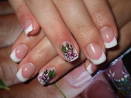 első színes akrillal